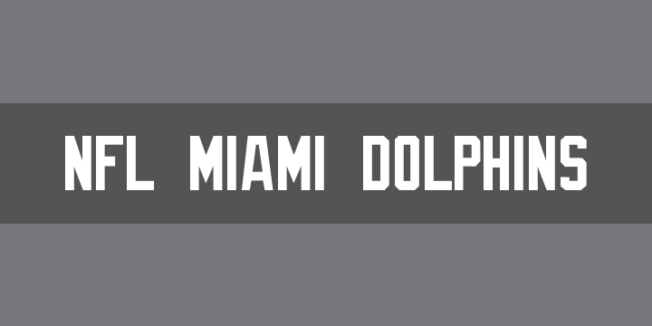 miami dolphins font