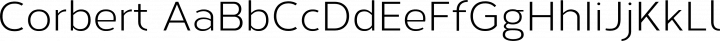 Corbert Regular free font