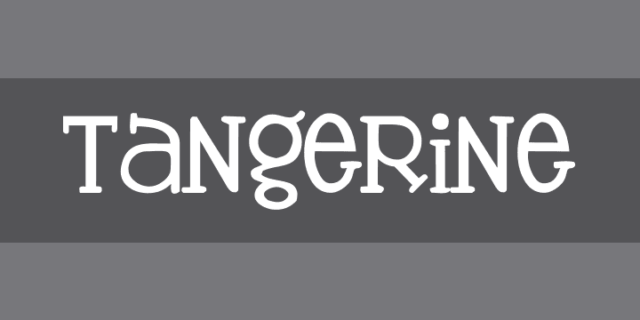 microsfot word tangerine font