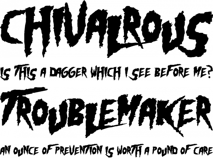 Hogan Mania Font Zillion