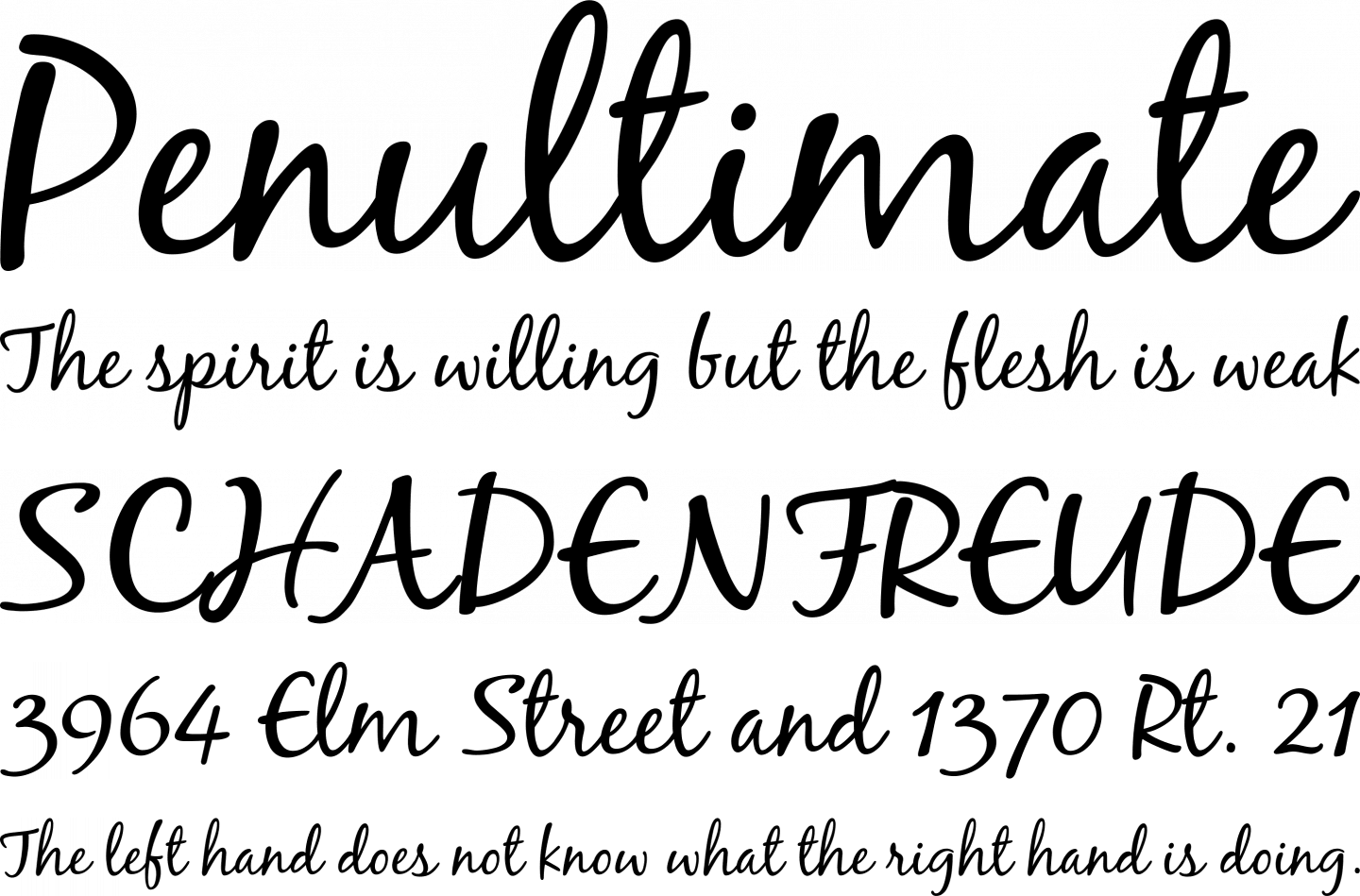 black jack font