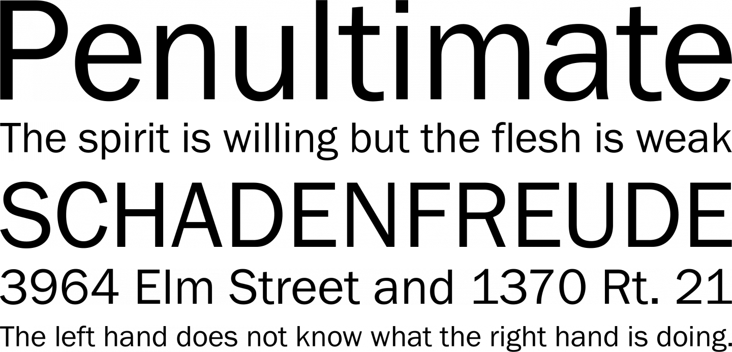 a tall narrow franklin gothic font a tall narrow franklin gothic font