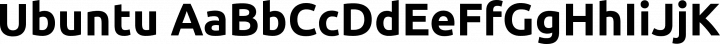 Ubuntu font family by Dalton Maag Ltd