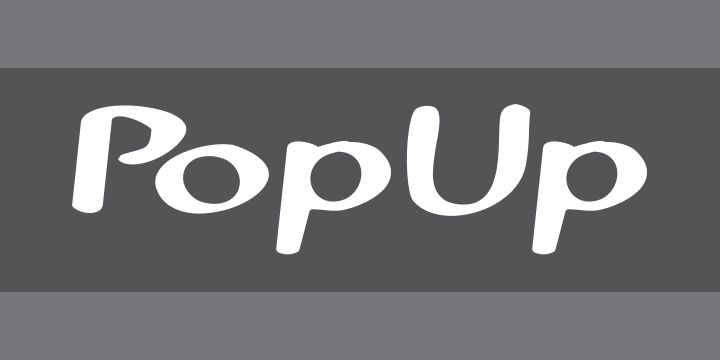 PopUp | Font Zillion