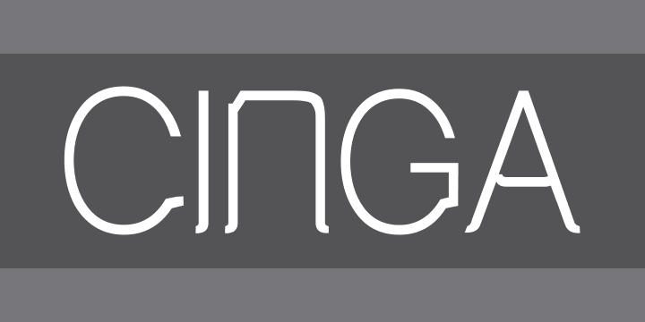 Cinga | Font Zillion
