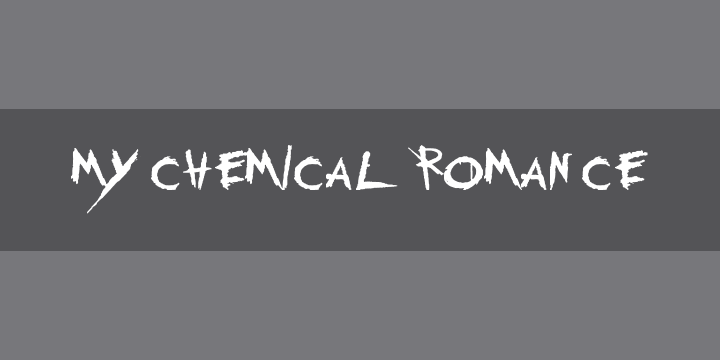 My Chemical Romance | Font Zillion