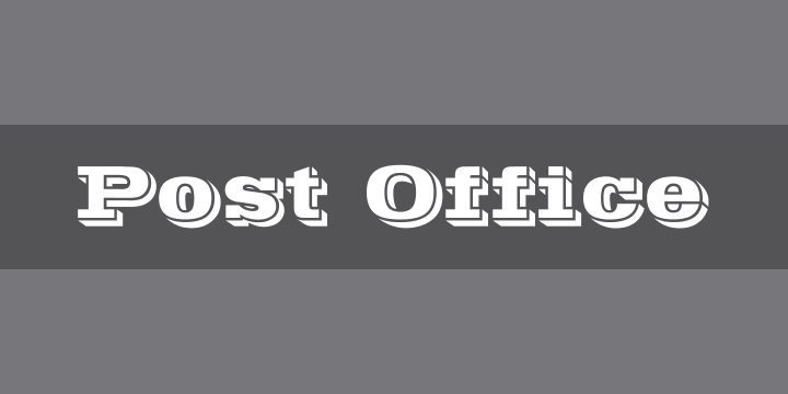 post-office-font-zillion